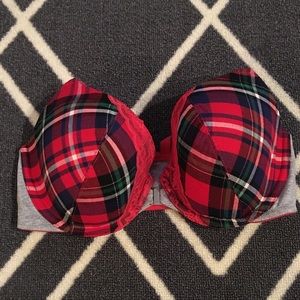 Victoria's Secret Holiday Plaid Bra